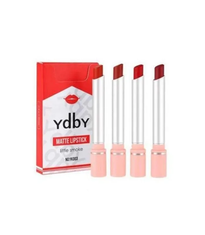 YDBY Little Smoke 4Pcs Rouge à Lèvres Mat – Image 2