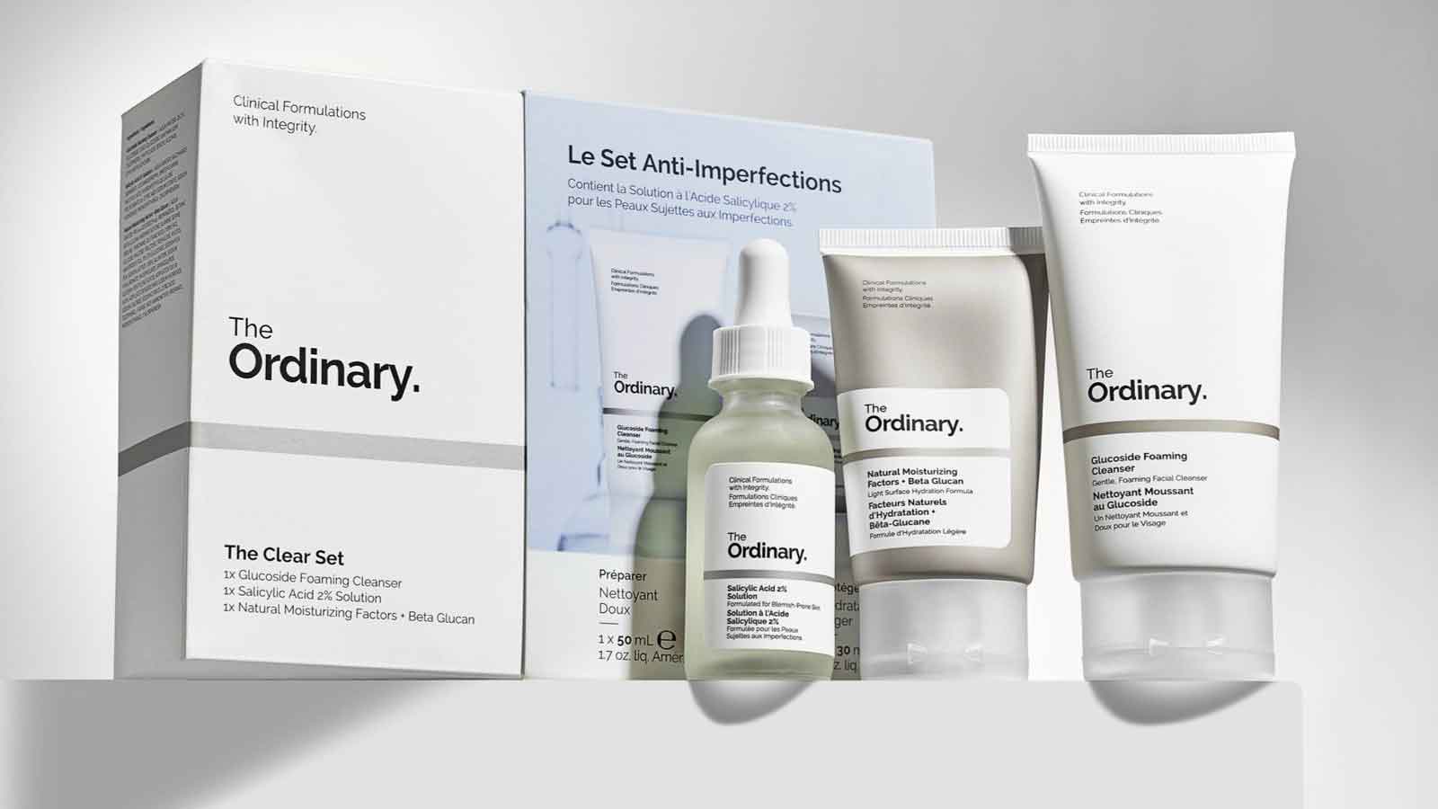 The Clear Set The Ordinary Coffret de soin