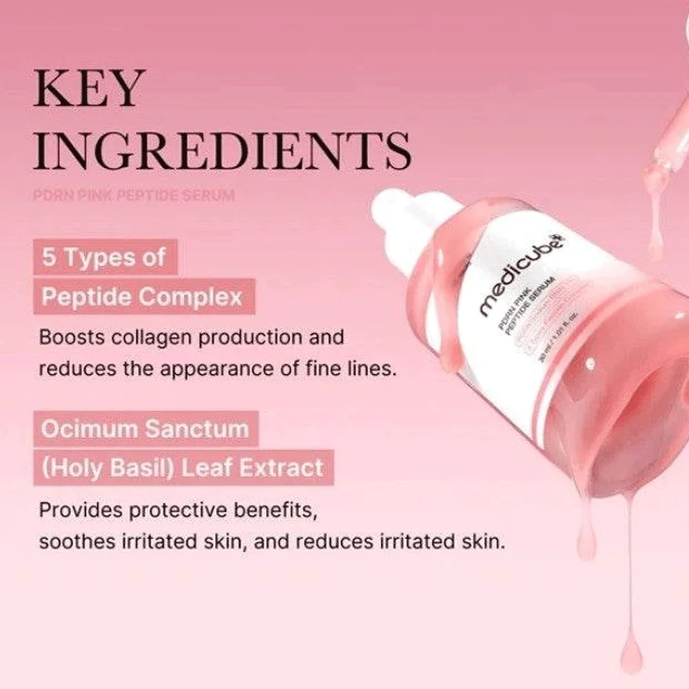 Sérum Peptidique Rose PDRN, Sérum, Medicube, 30ml