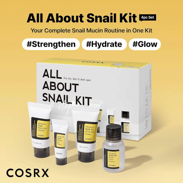 COSRX All About Snail Kit Coffret de soins 4 produits