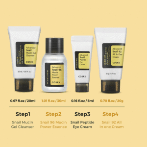 COSRX All About Snail Kit Coffret de soins 4 produits