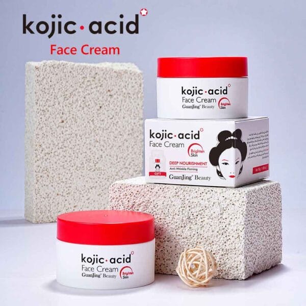 Crème visage acide kojique GuanJing Beauty 50g